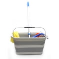 thumbnail image 1 of SAMMART 20.8L (5.49Gallon) Collapsible Rectangular Handy Basket / Bucket (Grey), 1 of 7