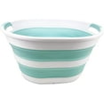 thumbnail image 1 of SAMMART 23L (6 Gallons) Collapsible Plastic Laundry Basket - Oval Tub / Basket - Foldable Storage Container / Organizer - Portable Washing Tub - Space Saving Laundry Hamper, 1 of 6