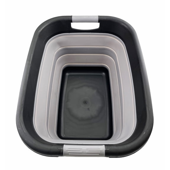 SAMMART 25L (6.6 Gallon) Collapsible Laundry Basket/Tub - Foldable Storage Container/Organizer, Water Capacity: 20L