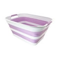 thumbnail image 1 of SAMMART 27L (7.1 Gallons) Collapsible Plastic Laundry Basket with Handle-Foldable Pop Up Storage Basket with handle, 1 of 6