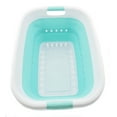 thumbnail image 1 of SAMMART 37L (9.77 gallon) Collapsible Plastic Laundry Basket - Foldable Pop Up Storage Container / Organizer - Portable Washing Tub - Space Saving Hamper / Basket, 1 of 7