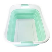 SAMMART 41L 10.8 gallons Collapsible Plastic Laundry Washing Tub/Basket-Foldable Pop Up Storage Container/Organizer-Portable Laundry Hamper-Space Saving