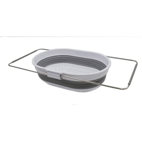 SAMMART 5L (1.3 gallon) Expandable & Collapsible Over The Sink Rectangular Colander