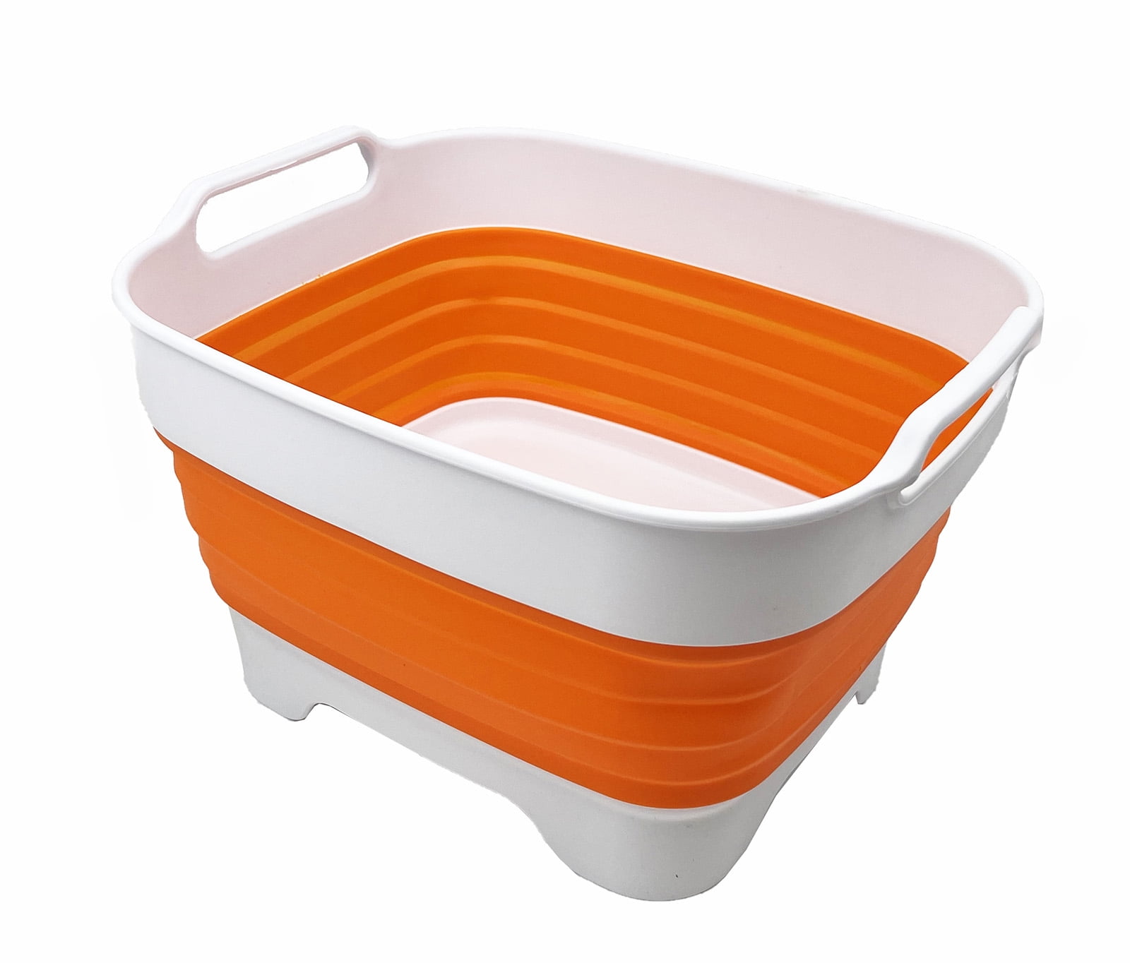 SAMMART 7.5L (2 Gallons) Collapsible Dishpan with Draining Plug