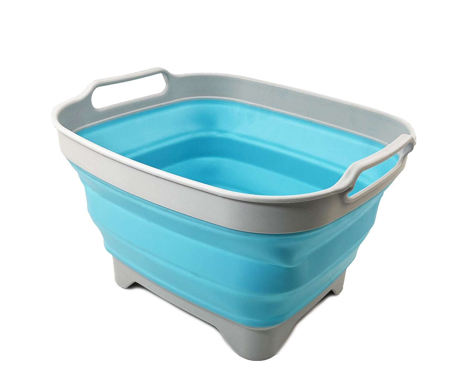 SAMMART 7.5L (2 Gallons) Collapsible Dishpan With Draining Plug ...