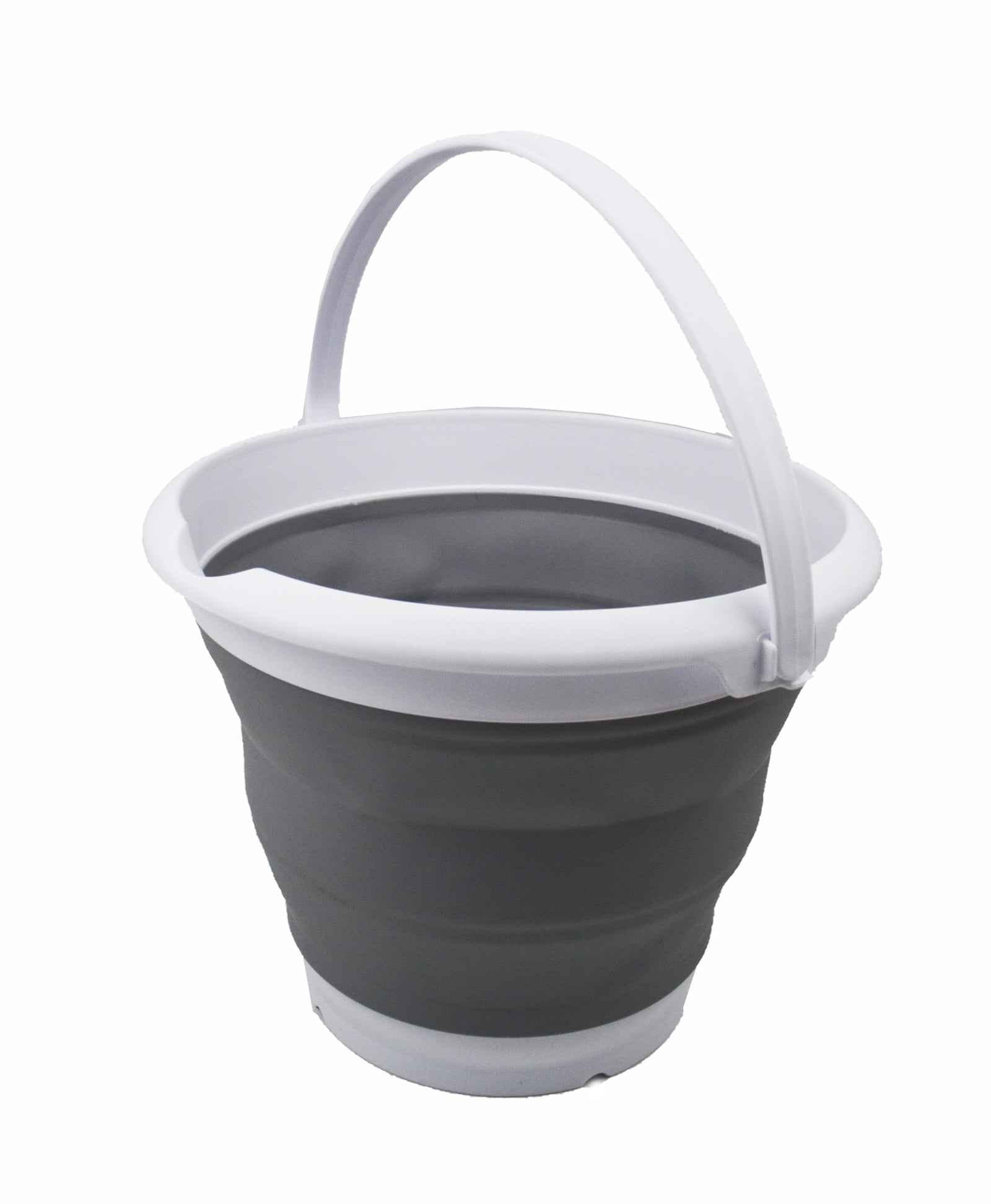 SAMMART 8.5L (2.2 Gallon) Collapsible Plastic Bucket with Lid - Foldable  Round Tub with Lid - Portable Fishing Water Pail - Space Saving Outdoor  Waterpot. Size 31cm Dia 