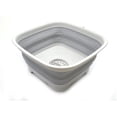 thumbnail image 1 of SAMMART 9.3L (2.46Gallon) Collapsible Dishpan with Draining Plug - Foldable Washing Basin - Portable Dish Washing Tub - Space Saving Kitchen Storage Tray, 1 of 6