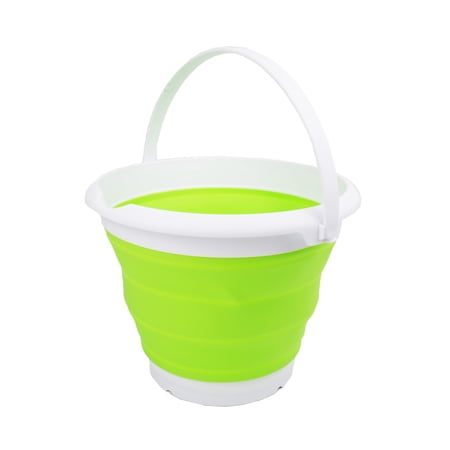 SAMMART Collapsible Plastic Bucket - Foldable Tub - Portable Fishing Water Pail - Space Saving Outdoor Waterpot