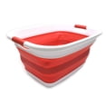 thumbnail image 1 of SAMMART Collapsible Plastic Laundry Basket - Foldable Pop Up Storage Container / Organizer - Portable Washing Tub - Space Saving Hamper / Basket, 1 of 7