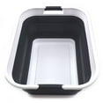 thumbnail image 1 of SAMMART Collapsible Plastic Laundry Basket - Foldable Pop Up Storage Container/Organizer - Portable Washing Tub - Space Saving Hamper/Basket, 1 of 10