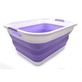 thumbnail image 1 of SAMMART Collapsible Plastic Laundry Basket - Foldable Pop Up Storage Container/Organizer - Portable Washing Tub - Space Saving Hamper/Basket, 1 of 6