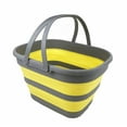 SAMMART Collapsible Tub with Handle 17L (4.5 Gallons) Portable Picnic