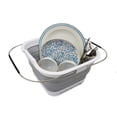 thumbnail image 1 of SAMMART Expandable & Collapsible Dish Drainer - Foldable Drying Rack - Portable Dinnerware Organizer - Space Saving Kitchen Storage Tray, 1 of 7