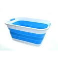 thumbnail image 1 of SAMMART Set of 2 Collapsible Plastic Laundry Basket - Foldable Pop Up Storage Container / Organizer - Portable Washing Tub - Space Saving Hamper / Basket, 1 of 8