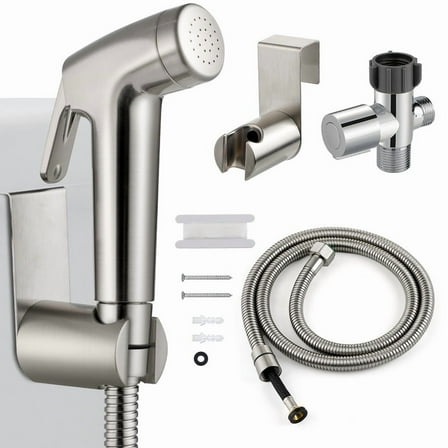 SAMODRA Handheld Bidet Sprayer for Toilet, Adjustable Water Pressure with Bidet Hose for Feminine Wash, Baby Wash & Muslim Shower