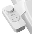 thumbnail image 1 of SAMODRA Non-Electric Bidet - Self Cleaning Dual Nozzle (Frontal and Rear Wash) Fresh Water Bidet Toilet Seat Attachment with Independent Adjustable Water Pressure, 1 of 7
