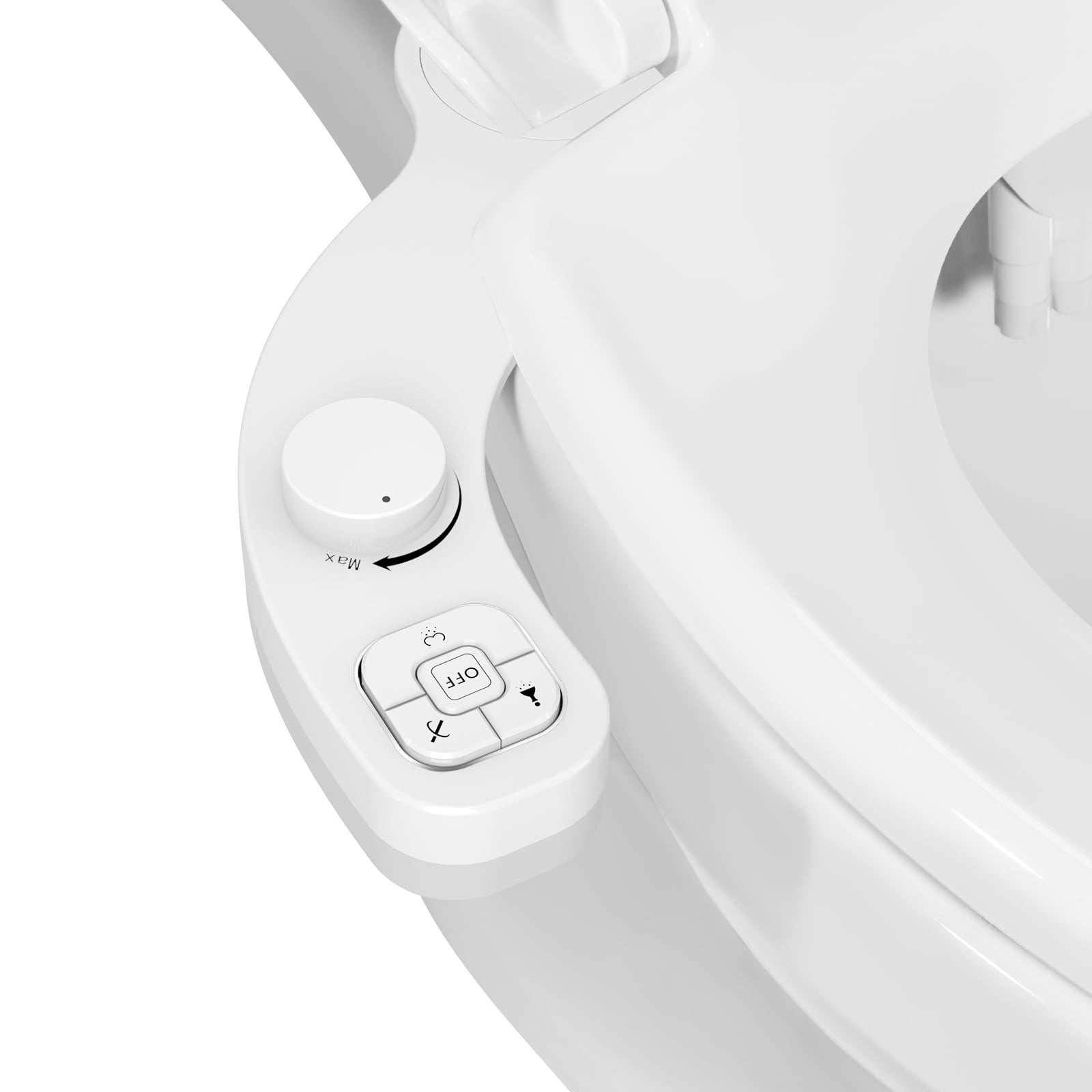 SAMODRA Non-Electric Bidet - Self Cleaning Dual Nozzle (Frontal and Rear  Wash) Fresh Water Bidet Toilet Seat Attachment with Independent Adjustable  Water Pressure (Classic Silver) 