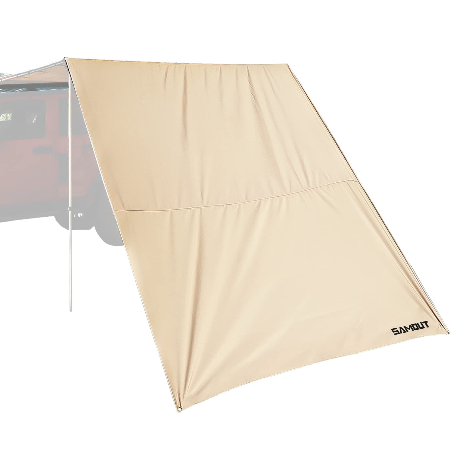 SAMOUT Vehicle Awning Frontside Wall 8.2ft x 9.5ft Waterproof Windbreak Extension Canopy for