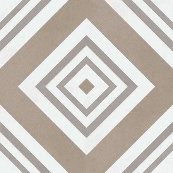 SAMPLE-Bliss 8" x 8" Porcelain Patterned Wall & Floor Tile
