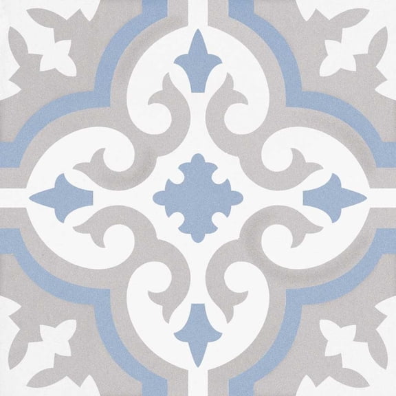 SAMPLE-Bliss 8" x 8" Porcelain Spanish / Moroccan Wall & Floor Tile