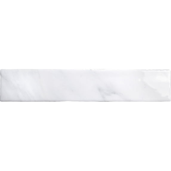 SAMPLE-Compass Emotion White 2-in. x 10-in Subway Glossy Ceramic Wall Tile