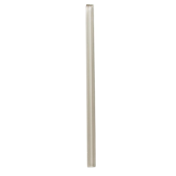 SAMPLE-Decora Barre Paell Gray 0.5-in. x 12-in. Pencil Liner Polished Glass Trim Tile