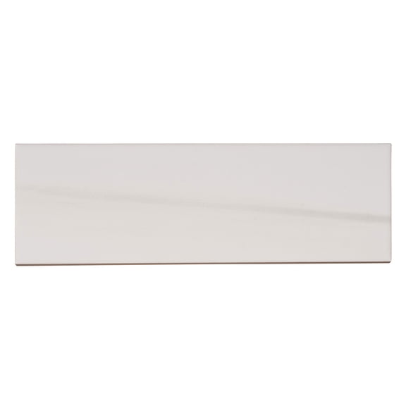 SAMPLE-Doric 4-in. x 12-in. Subway Marble Look Matte Ceramic Wall Tile