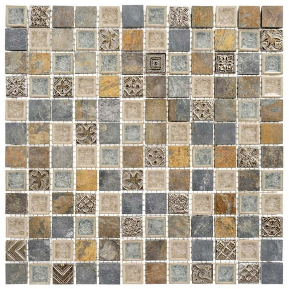 SAMPLE-Exploration Greece Delos 1-in. Natural Stone Mosaic Tile