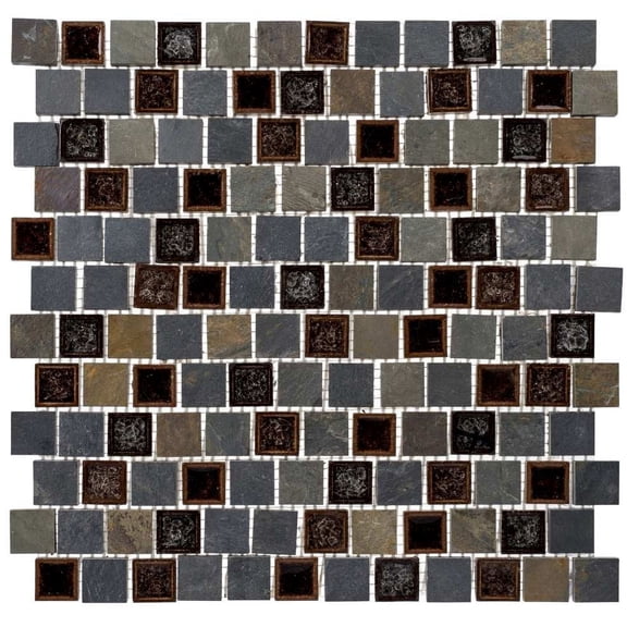 SAMPLE-Exploration Israel Masada 1-in. Natural Stone Mosaic Tile