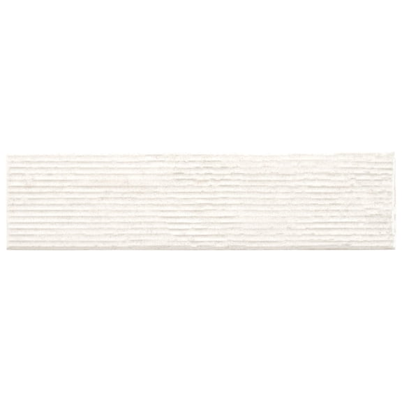 SAMPLE-Forma 3-in. x 12-in. Textured Subway Glossy Porcelain Wall Tile