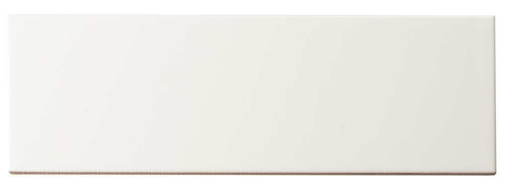 Nebu 3" x 9" White Glazed Ceramic Subway Tile