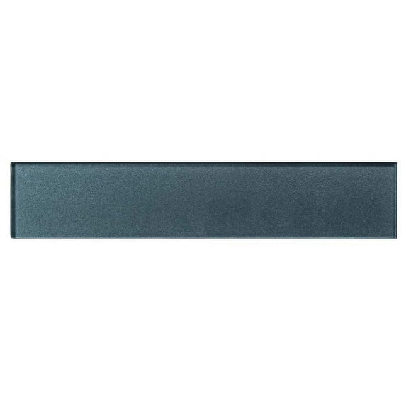 SAMPLE-Kweit 3" x 14" Glass Metal Look Subway Tile