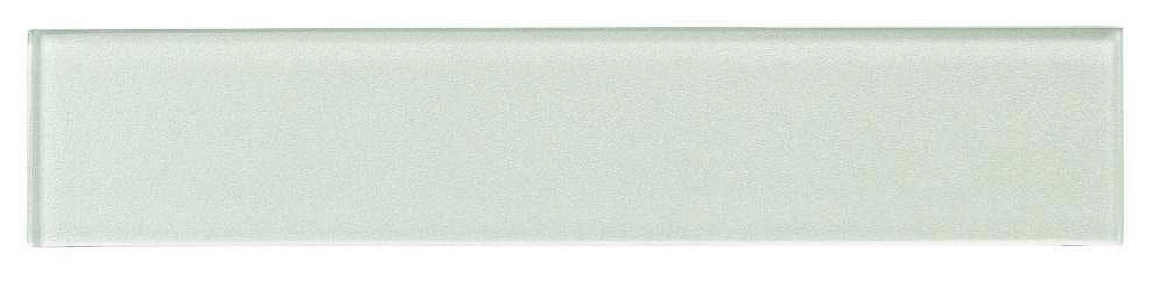 Wisper White Glossy 3x13 Polished Glass Subway Tile