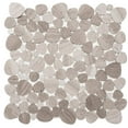 thumbnail image 1 of SAMPLE-Oasis Shallow Brown Pebble Stone Look Natural Stone Mosaic Wall and Floor Tile, 1 of 1