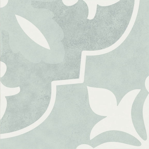 SAMPLE-Occitan 6-in x 6-in Encaustic Porcelain Matte Floor and Wall Tile