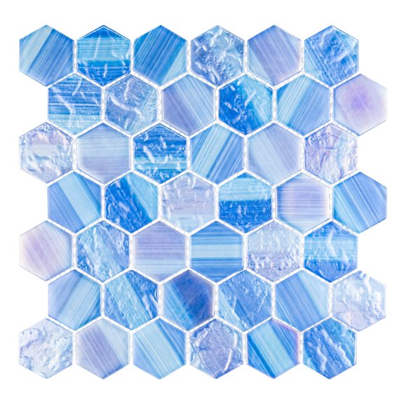 SAMPLE-Rochelle 11-in x 11-in. Glass Mosaic Tile