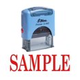 thumbnail image 1 of SAMPLE Self Inking Rubber Stamp Office Stationary Custom Shiny Stamp, 1 of 3