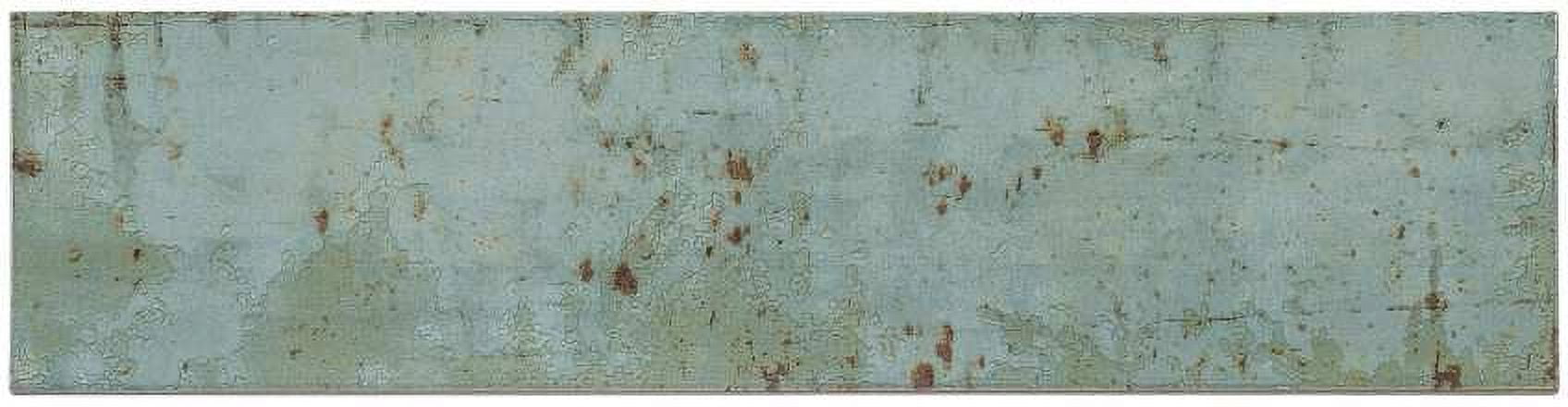 Dane 4" x 16" Blue Glazed Ceramic Subway Wall Tile