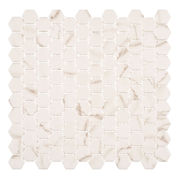 SAMPLE-Alva Bierno White 3-in. x 12-in. Subway Glossy Ceramic Wall Tile