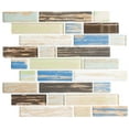 thumbnail image 1 of SAMPLE-Urbanite 1-in. x 4-in. Brick Joint Marble Look Subway Matt Glass Mosaic Wall Tile, 1 of 1