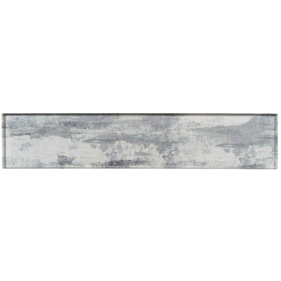 SAMPLE-Vincent 3" x 14" Glass Wood Look Subway Tile