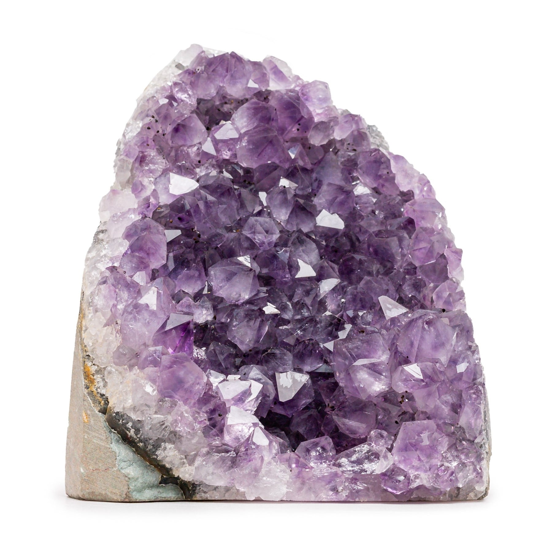 Natural Deep Purple Amethyst Geode Cluster from Uruguay