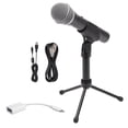 thumbnail image 1 of SAMSON Q2U USB+XLR Recording Podcasting Streaming Microphone+iPhone/iPad Cable, 1 of 15