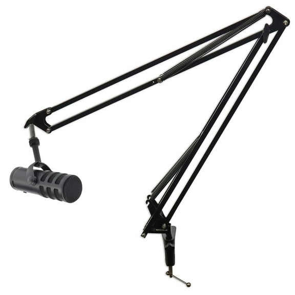 SAMSON SAQ9U USB/Analog Dynamic Broadcasting Recording Microphone+Mic Boom Arm