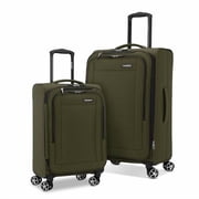 SAMSONITE SAIRE LTE SOFTIDE EXPANDABLE LUGGAGE CARRY-ON/MEDIUM-OLIVE GREEN