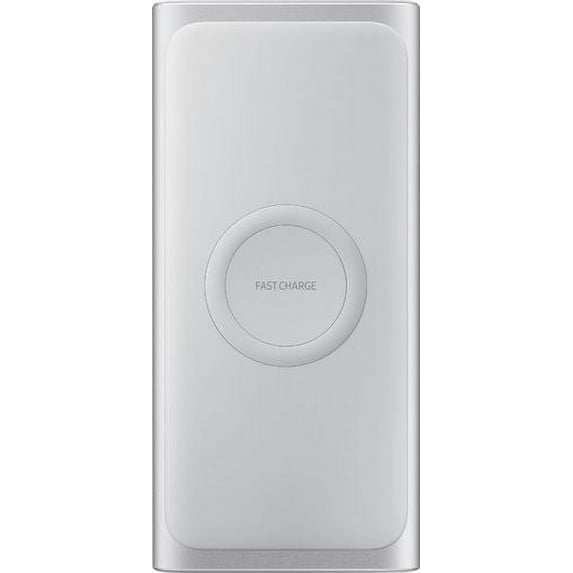 SAMSUNG 10,000 mAh Wireless Charger Portable Battery - Silver