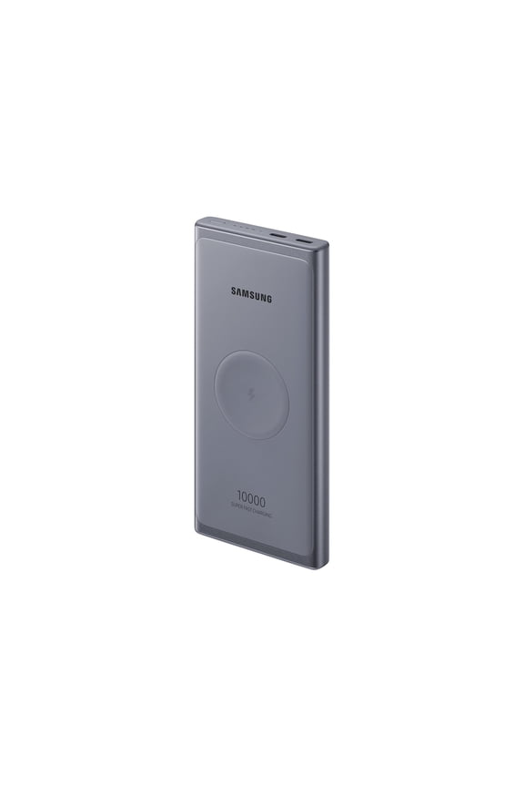 Wireless Portable Battery EB-U3300 - Wireless charging pad / power bank - 10000 mAh - 25 Watt - PD 3.0, QC 2.0, AFC, SFC (24 pin USB-C) - silver