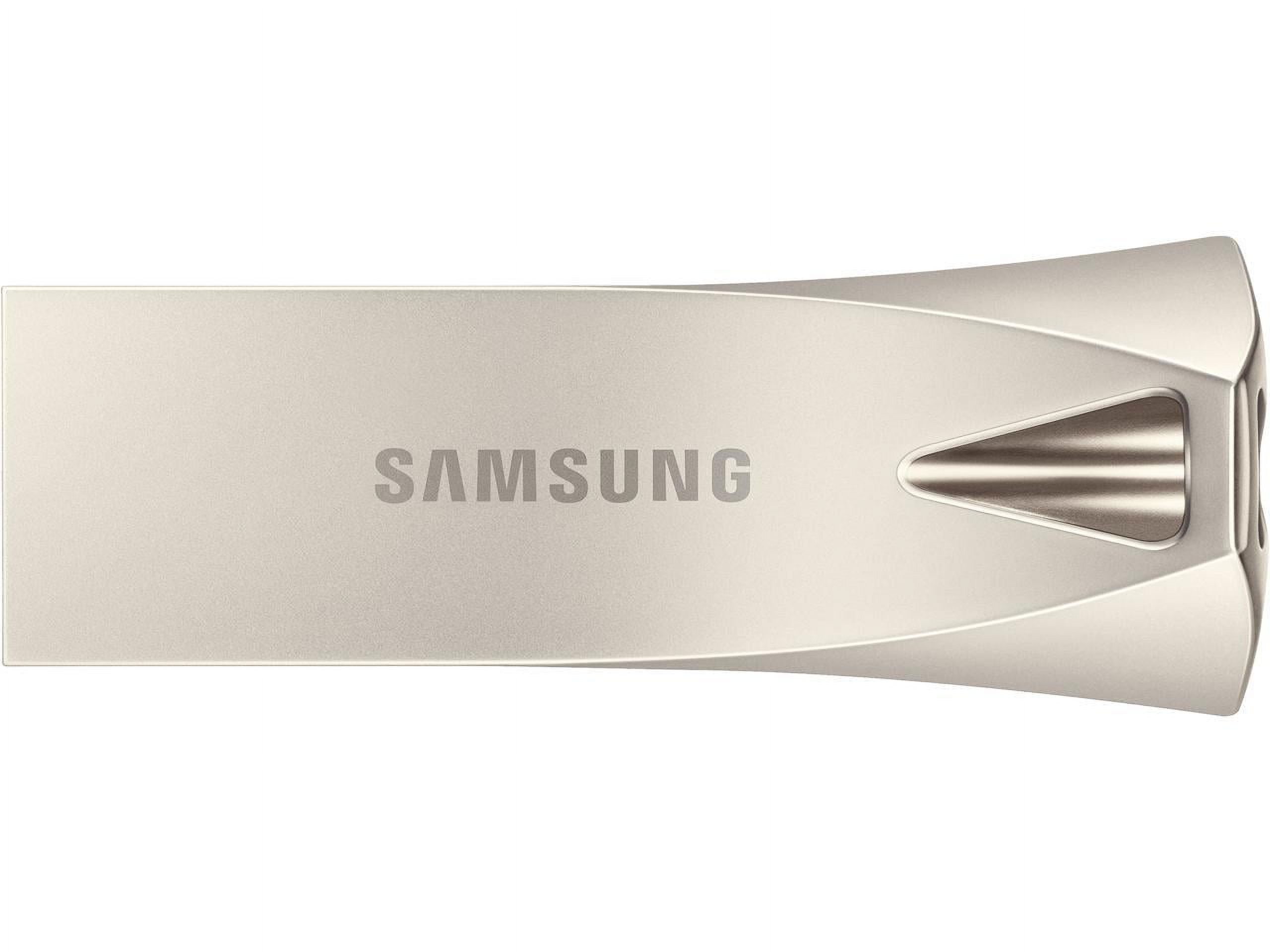 SAMSUNG 128GB BAR Plus (Metal) USB 3.1 Flash Drive, Speed Up to 400MB/s (MUF-128BE3/AM)