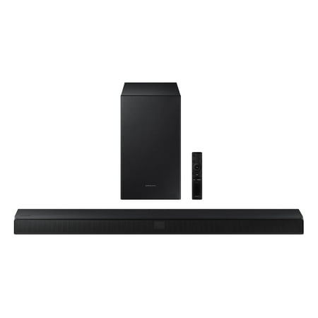 Samsung - 2.1-Channel Soundbar with Wireless Subwoofer and Dolby Audio/DTS Virtual:X (2020) - Black