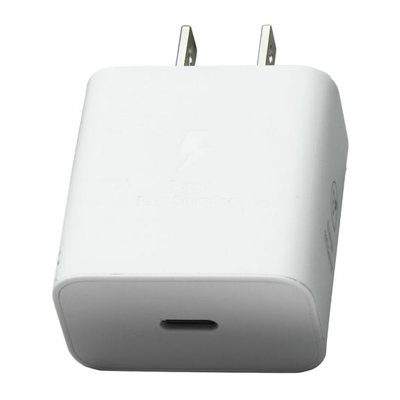 SAMSUNG 25W Wall Charger Power Adapter, Cable Not Included, Super Fast Charging, Compact Design, Compatible with Galaxy and USB Type C Devices, White